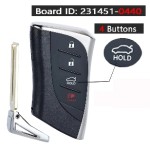 3/3+1 Buttons Smart Card 314.3MHz HYQ14FBF Board: 231451-3410(No logo/With logo)