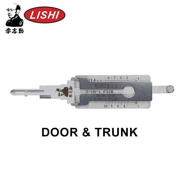 NSN14 Nissan Infiniti / 10-Cut / 2-In-1 Pick & Decoder / DR & BT / AG