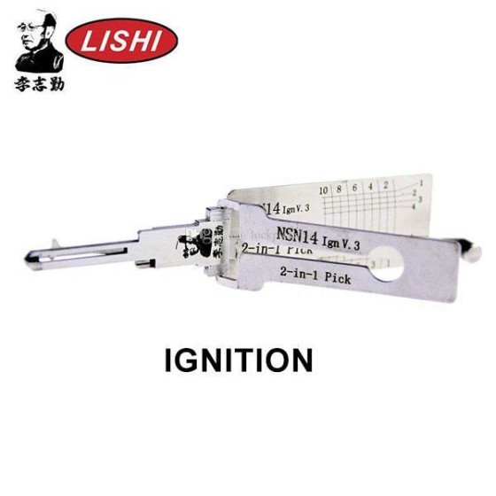 NSN14 Nissan Infiniti / 10-Cut / 2-In-1 Pick & Decoder / IGN / AG