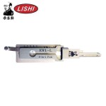 KW1-L / 5-Pin Kwikset Keyway Tool / 2-In-1 Pick & Decoder / Left Hand And Reverse / AG