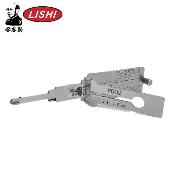 PGO2 Piaggio / Vespa Scooters / 7-Cut / 2-In-1 Pick & Decoder - AG