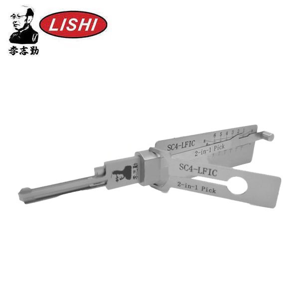 SC4 / 6-Pin / Schlage Keyway Tool / 2-In-1 Pick & Decoder / Large Format Interchangeable Core / AG