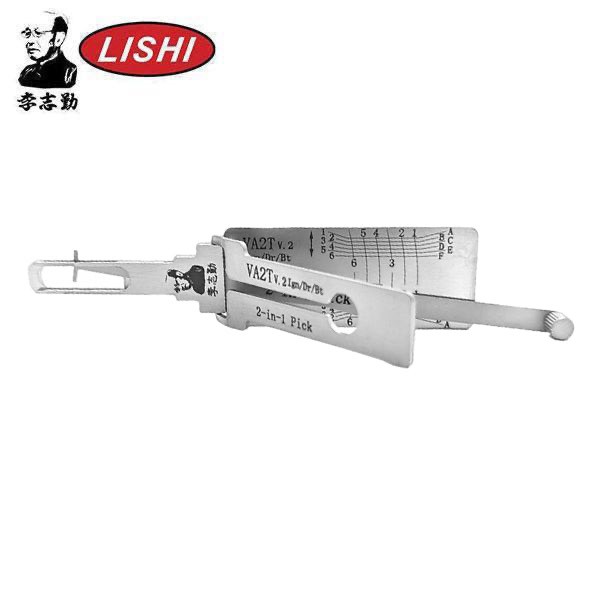 VA2T V2 Citroen / Renault / Peugeot Laser Key / 10-Cut / 2-In-1 Pick & Decoder / AG