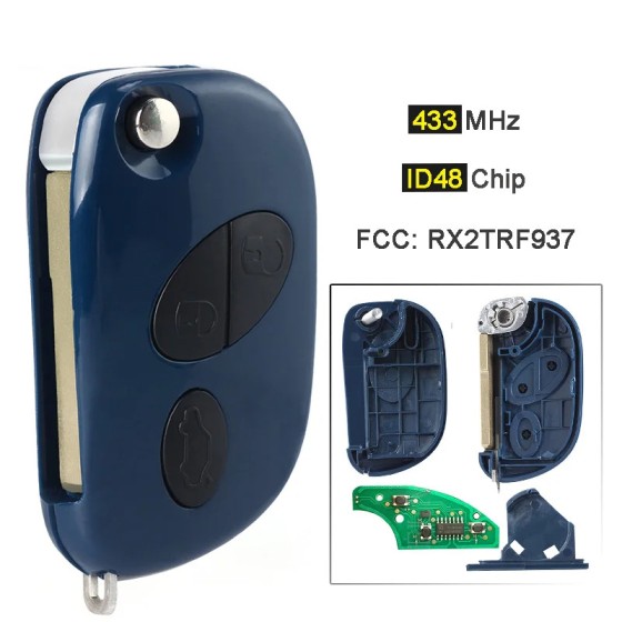 ASK 433MHz ID48 Chip FCC ID: RX2TRF937 Smart Remote Key