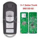 Mazda 315MHz FSK  ID49 Chip PCF7953P FCC: WAZSKE13D01