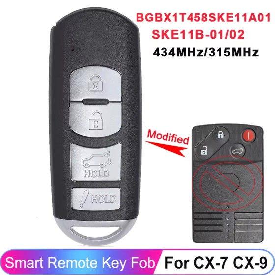 Mazda CX9 FCC ID: BGBX1T458SKE11A01 SKE11A-01/02