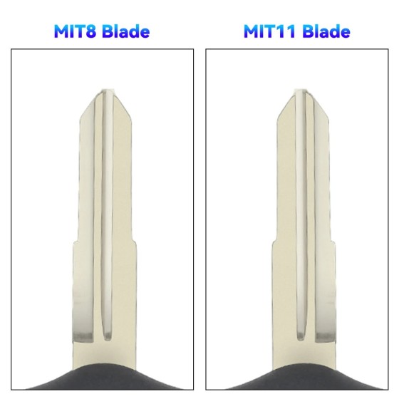 Mitsubishi 2/3 buttons Left/Right blade(No logo/With logo)
