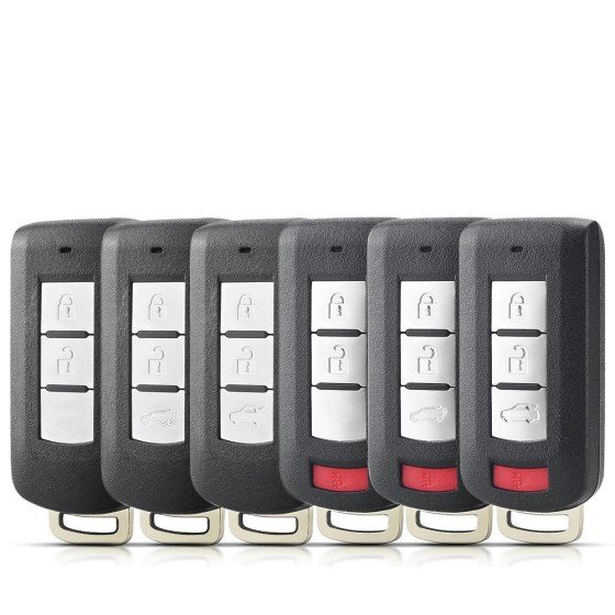 Mitsubishi 2/2+1/3/3+1 Buttons Key Cover(No logo/With logo)
