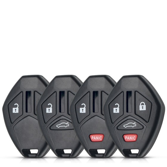 Mitsubishi 2/2+1/3/3+1 Buttons key shell (without blade)