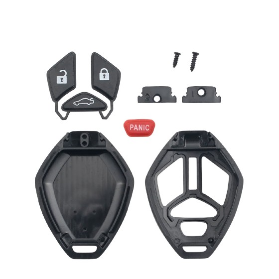 Mitsubishi 2/2+1/3/3+1 Buttons key shell (without blade)