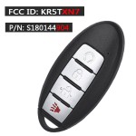 Nissan 2+1/3+1 Buttons Sedan 4A Chip KR5TXN7 S180144902 433.92FSK(No logo/With logo)