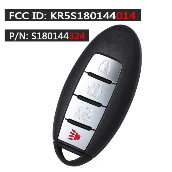 Nissan Altima 433.92MHz ID47 / 4A Chip S180144324/006/018 (No logo/With logo)
