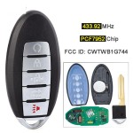 Nissan Armada 433.92MHz ID46 Chip FCC ID: CWTWB1G744(No logo/With logo)