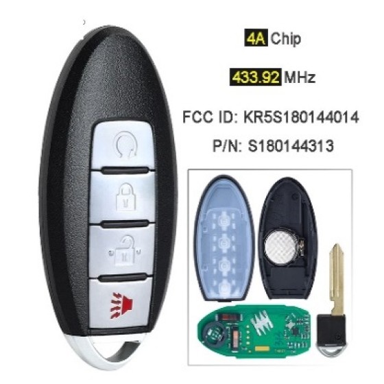 KR5S180144014 (AFTERMARKET)434MHz 4A Chip P/N: S180144313/S180144306(No logo/With logo)