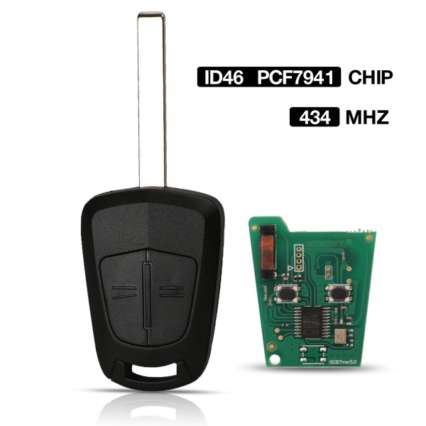 Opel/Vauxhall 433MHz PCF7941 Corsa D Meriva B/Astra H Zafira B