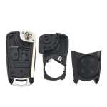 2/3 Buttons Fob Case Shell For Vauxhall Opel Astra H Corsa D(With logo)