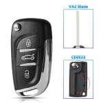 2 /3 Buttons Modified Car Key For Citroen