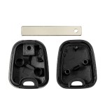 Transponder Chip Car Key Case For Peugeot