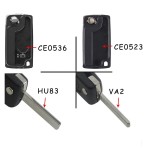 Peugeot 3BTN Sedan 434Mhz ID46 PCF7941 Remote Key