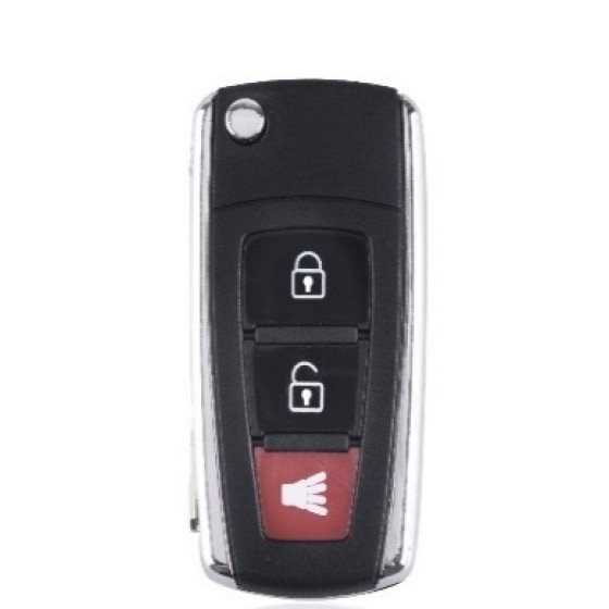 For Proton 3 Button Modified Flip Remote Car Key Shell Keyless Entry Transponder key Cover Case Fob