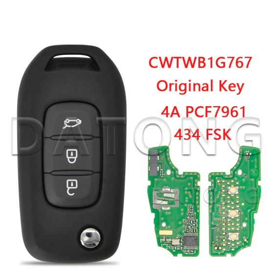 Renault Megane III FCC:CWTWB1G767 4A 434 FSK(No logo/With logo)