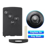 Key Shell 4 Buttons For Renault