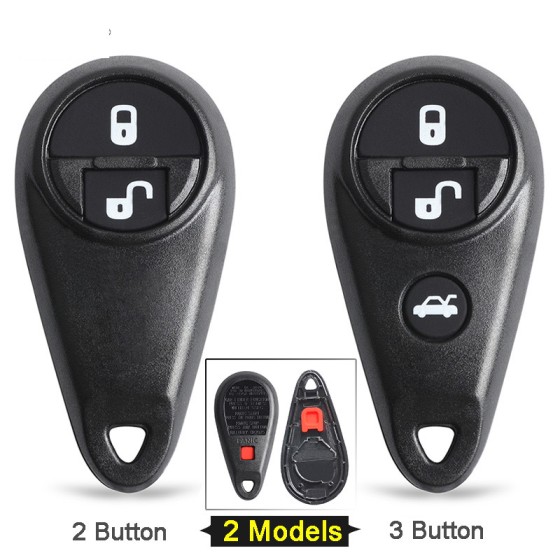 Subaru Baja Forester Impreza Tribeca Legacy & Outback Replacement 2 / 3 / 4 Button Remote Key Shell Case Fob