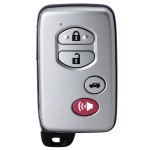 Toyota Smart Key Cover 2/2+1/3/3+1 Buttons Silver(No logo/With logo)