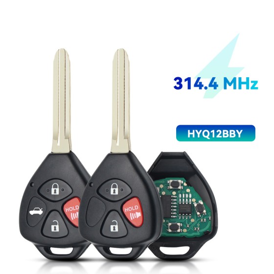 TOY 2+1/3+1 Buttons 314Mhz HYQ12BBY( Without Chip/G Chip/4D67 Chip/H Chip)(NO logo/With logo)