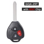 TOY 2+1/3+1 Buttons 314Mhz GQ4-29T (No Chip/G Chip/4D67 Chip) (No logo/With logo)