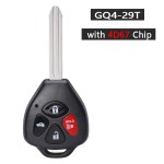 TOY 2+1/3+1 Buttons 314Mhz GQ4-29T (No Chip/G Chip/4D67 Chip) (No logo/With logo)