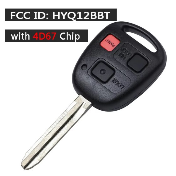 HYQ12BBT 314MHz/315Mhz 4D67/G Chip(No logo/With logo)