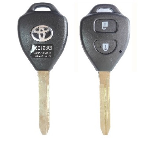 Toyota 2/3 Buttons TOY47 Blade(With logo)