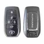 Toyota 5 Buttons Board No:0120 433/315/312 Mhz 8A Chip (Alphard Logo/Vellfire logo)