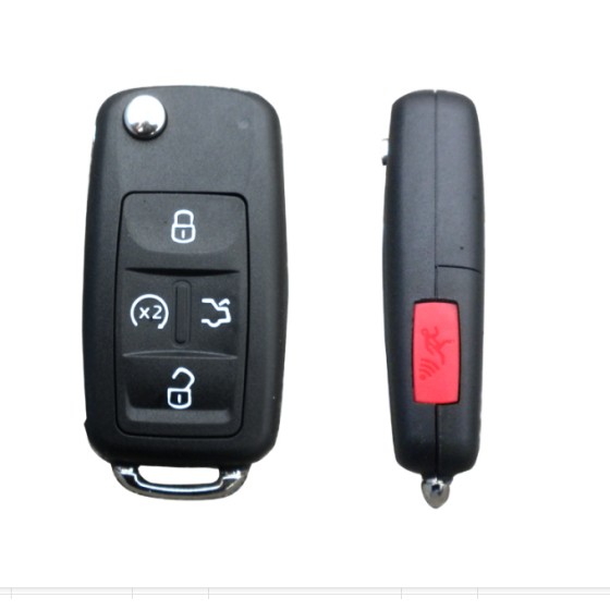 4+1 Buttons Car Remote Key Shell