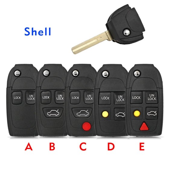 Modified Flip Folding Remote Key Shell Key Case