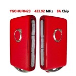 Original 4 Button Smart Remote Key 8A Chip 433Mhz