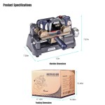 Xhorse Dolphin XP008 XP-008 Key Cutting Machine Mini Mechanical for Special Bit/ Double Bit Keys