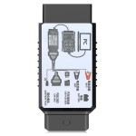 Xhorse VVDI 8A Adapter For Toyota Non-smart Key All Keys Lost Adapter Via OBD No Disassemble Immobilizer Box