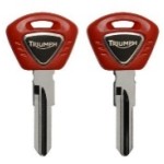 Triumph Moto key shell