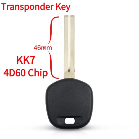 2003-2006 Kia - KK7 Transponder Key TOY40(4D60 Chip)