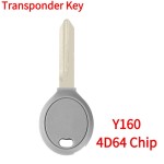 Chrysler/ Dodge/ Jeep Y160 Transponder Key (4D64)