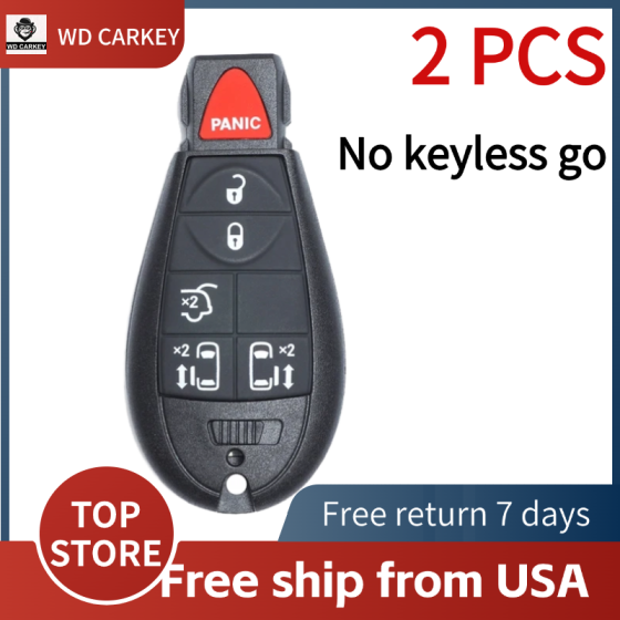 Chrysler Dodge Jeep 6 Button Fobik Key 2011-2016 For IYZ-C01C M3N5WY783X