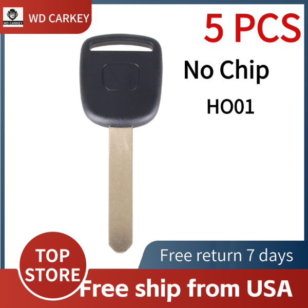 2002-2012 Acura Honda / HO01 Transponder Key SHELL (No Chip)