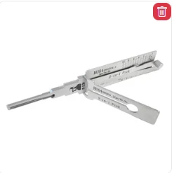 Original Lishi 2 in 1 Single Lifter Pick and Decoder HU64 8910