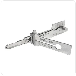 Original Lishi HONDA 2021 2-in-1 Pick & Decoder (Version 1 w/ Half Cut-out)