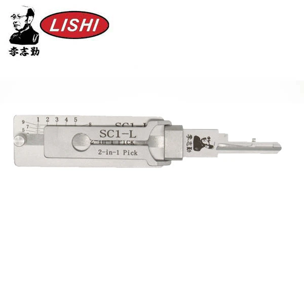 SC1- L / 5-Pin / Schlage Left-Handed Keyway / 2-In-1 Pick & Decoder / AG