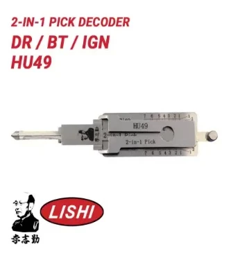 Original Lishi HU49 for Audi VW 2-in-1 Pick Decoder