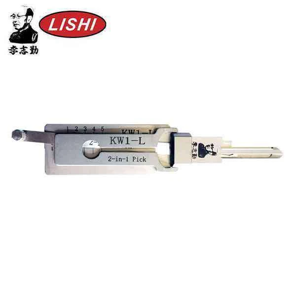 KW1-L / 5-Pin Kwikset Keyway Tool / 2-In-1 Pick & Decoder / Left Hand And Reverse / AG