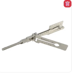 Original Lishi 2 in 1 Single Lifter Pick and Decoder HU64 8910 V.4 EXT Cutout